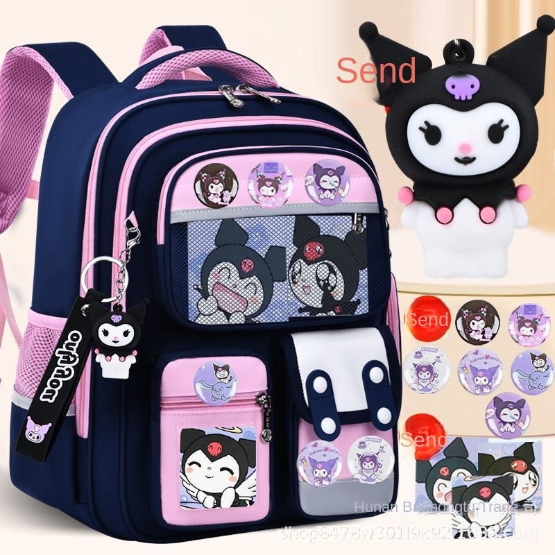 ใหม่กระเป๋านักเรียนเด็กเกรด1-3-6กระเป๋าเป้ลายการ์ตูนน่ารัก