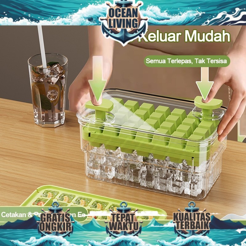 28/56/84 เครื่องทําน้ําแข็งก้อนกริดพร้อมที่จับกดเดี่ยว - มหาสมุทร การดํารงชีวิต