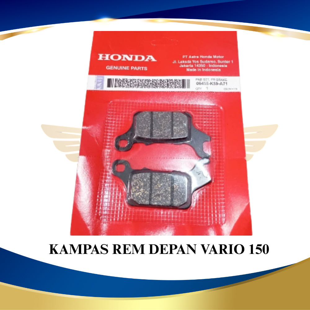 ผ้าเบรคหน้า Vario 150 Dispad Vario 150 06455-K59-A71