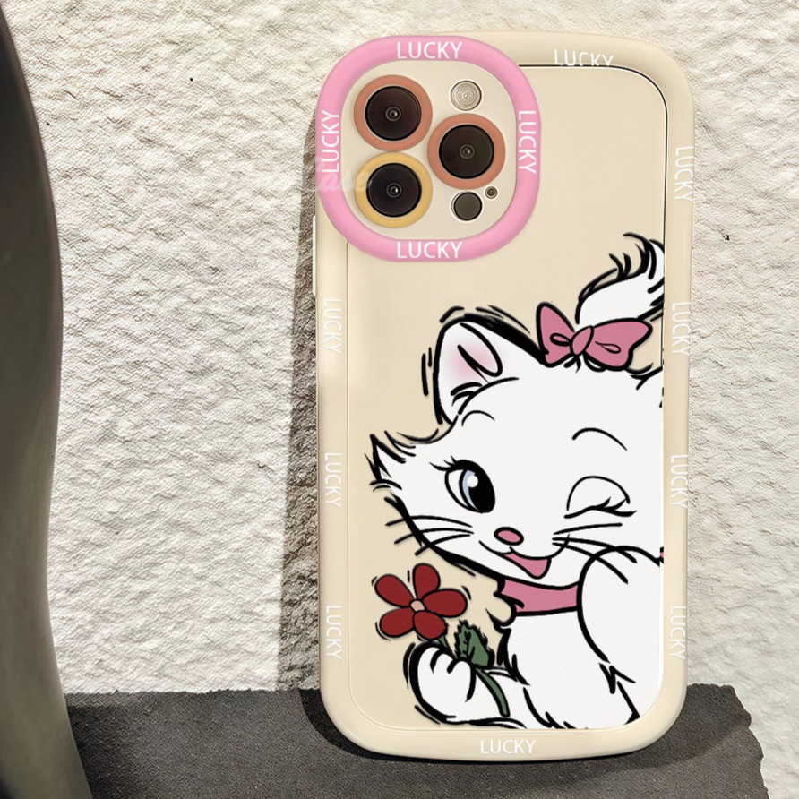 cute cat case for VIVOY214G/VIVOY21S5G VIVO Y02 Y15S4G2021 Y16 Y1S Y91CY91I Y20 Y21 Y21S Y22 Y22S4G 