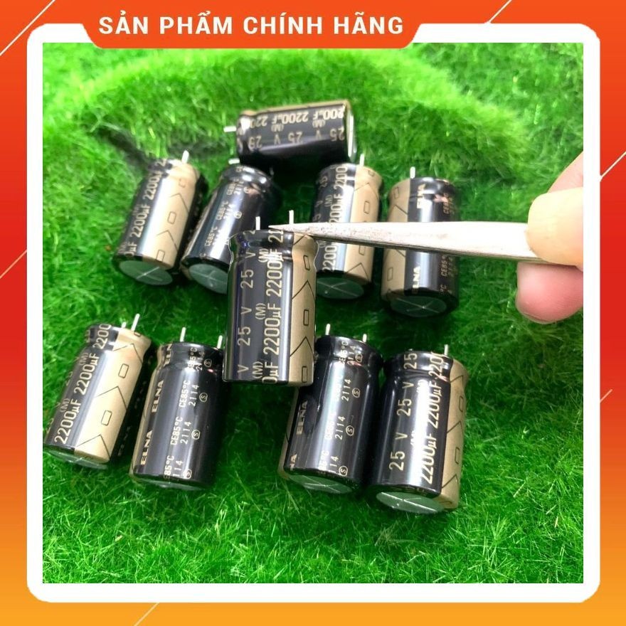 ELNA RF0 CAPACITOR 25V 2200UF, 25V2200UF, 2200UF25V, 2200UF 25V (16x26x8mm)