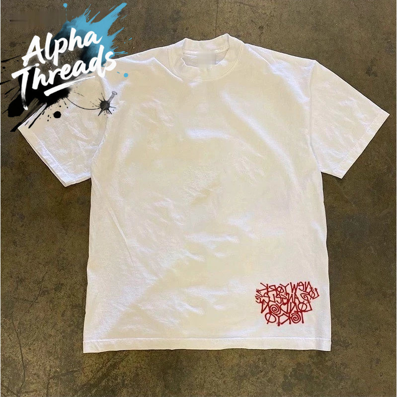 (จัดส่งตลอด 24 ชั่วโมง)tshirt oversize White T-shirt COTTON 100%