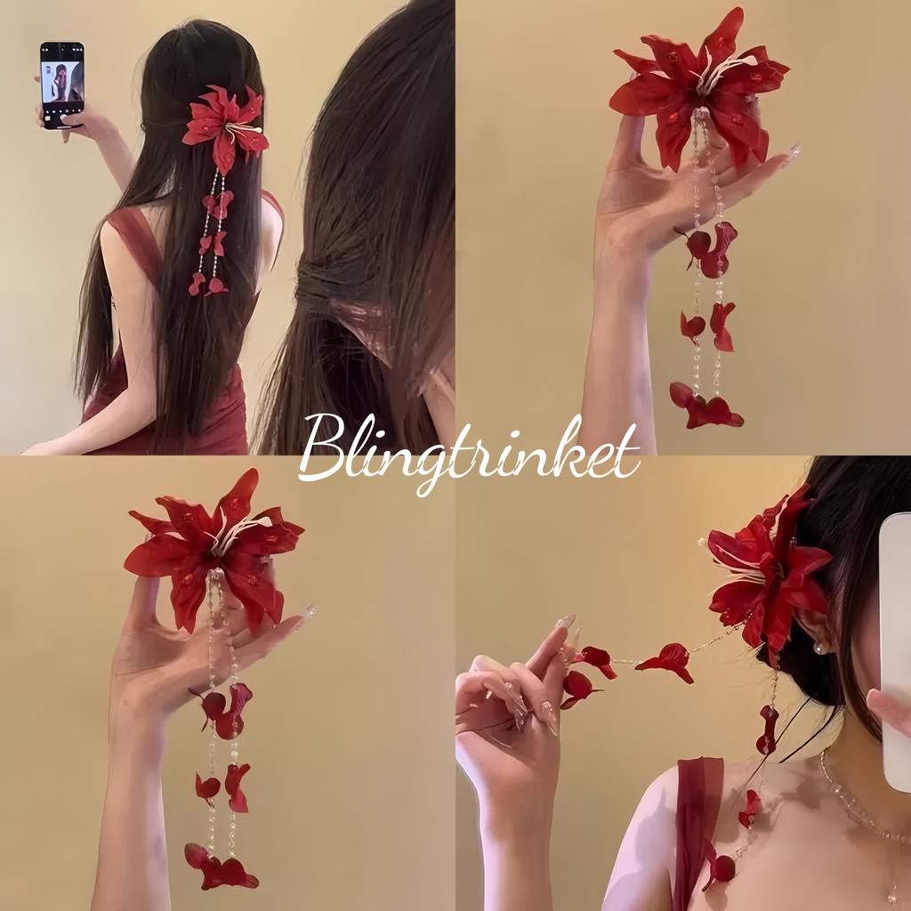 BlingTrinket🌸กิ๊บติดผมสไตล์เกาหลี🌸กิ๊บดอกไม้สไตล์โดปามีน กิ๊บติดผมคุณภาพสูง กิ๊บy2k พร้อมส่งในไทย