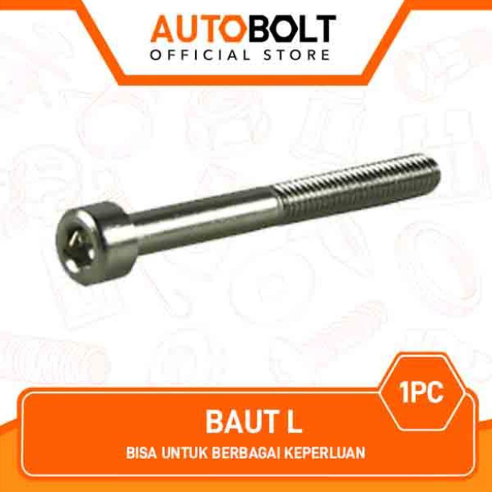 1 PC L Bolt 4 M5x45 Key 4 Pitch 0.8 สําหรับความต้องการต่างๆ Bolt L4 5X45 M 5 x 45 K4 P0.8