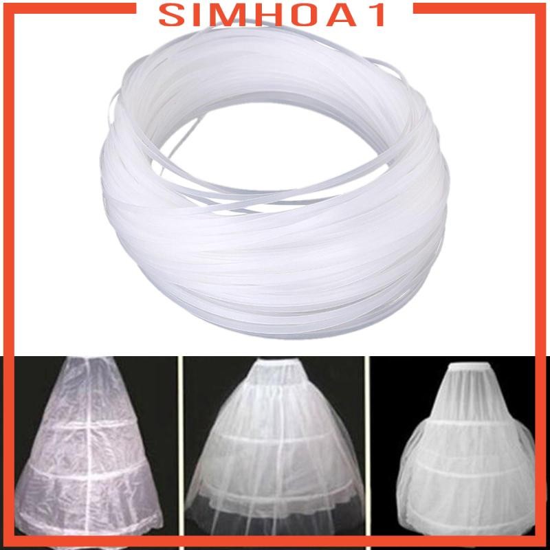 [Simhoa1] 109Yards Clear Boning Corset พลาสติก DIY ชุดแต่งงานสนับสนุนเย็บผ้า