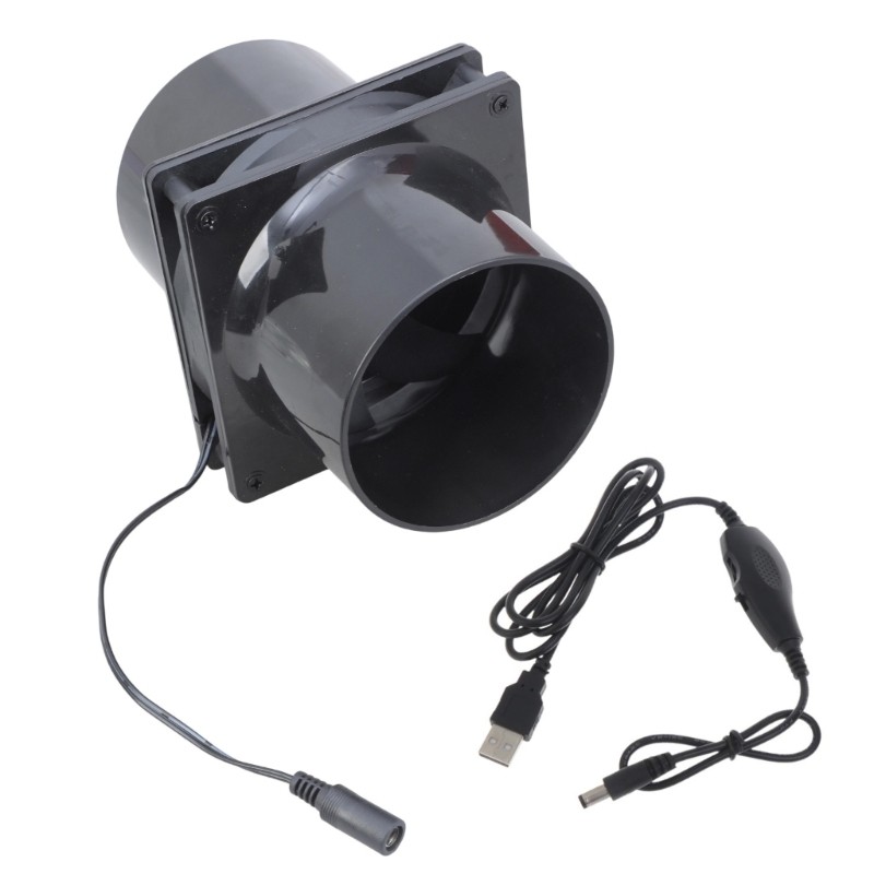 EV พัดลมดูดอากาศ 120 มม. 5V Air Exhaust Extractor พัดลมชุดสําหรับบัดกรีไอเสีย Blower