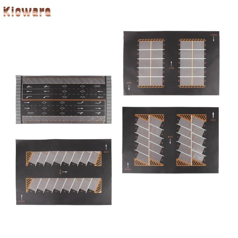 Kloware 1/64 Parking Lot Mouse Pad, Diecast Garage Car Scene Mat กันลื่น, Roll-Up Desk