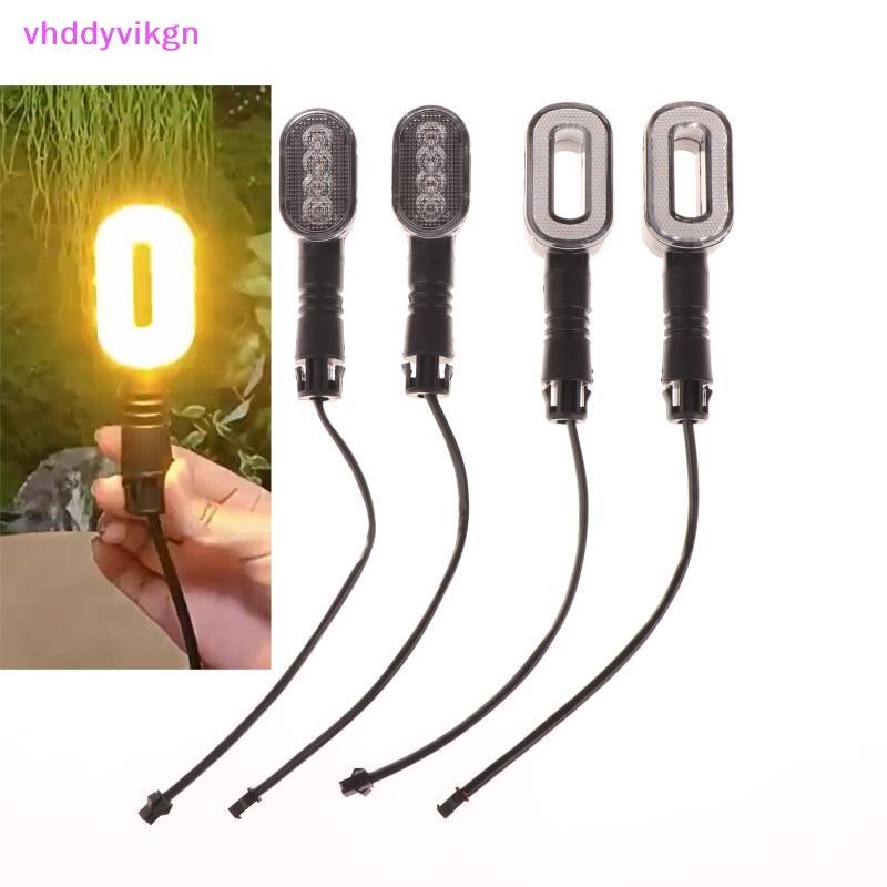 VHDD 2PCS ไฟเลี้ยวแตรไฟท้าย 36 V/48 V/60 V/72 V จักรยานไฟเตือนโคมไฟกลางแจ้งสําหรับคันเร่งไฟฟ้ารถจักรยานยนต์สกู๊ตเตอร์อะไหล่ TH