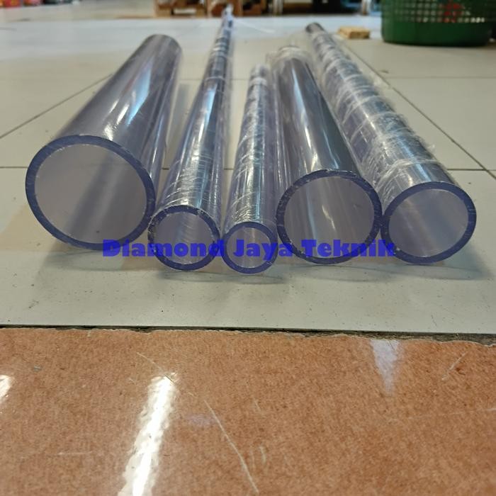 ท่อ PVC ใส 1/2" 3/4" 1" 1.1/2" 1.1/4 และ 2" 50 ซม. ANSI SCH40 / ท่อ PVC ใส 1/2" ถึง 2" ANSI SCH40 50