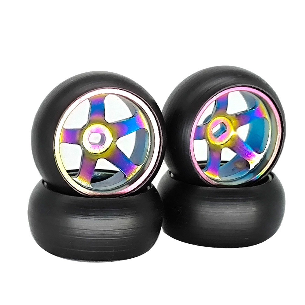 WLtoys 1/28 K969 K979 K989 K999 284131 Mini-z Mini-d Mini-q RC รถอัพเกรด 25.5 มม. Drift ยาง, ล้อโลหะ