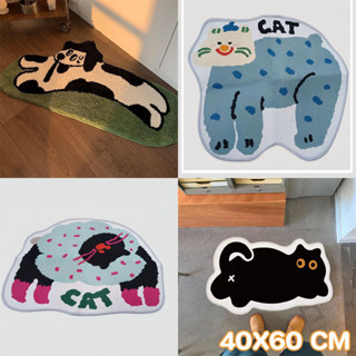 COD การ์ตูนเลียนแบบพรมแคชเมียร์ 40x60cm ทนต่อการสึกหรอ พรมน่…