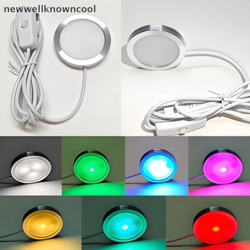Newwellknowncool USB Circular Wltra-thin โคมไฟอลูมิเนียม 5V 3D อุปกรณ์เสริมเครื่องพิมพ์ไฟ Led DIY รุ่น Warm White/Multicoour AAD