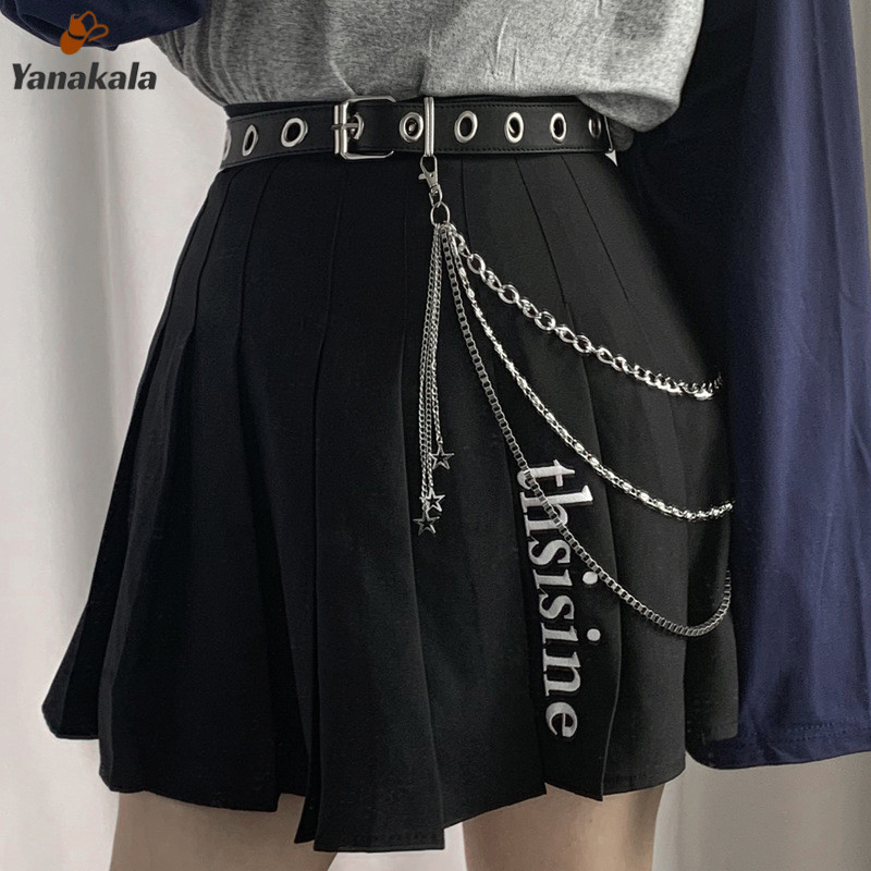 ส่งเร็ว🚚สร้อยคาดเอว สไตล์เกาหลี ผู้หญิง รูปดาวห้าแฉกสร้อยเอวสองชั้นอินเทรนด์อุปกรณ์เสริมไม่ซีดจาง-Yanakala - รูปที่ 2