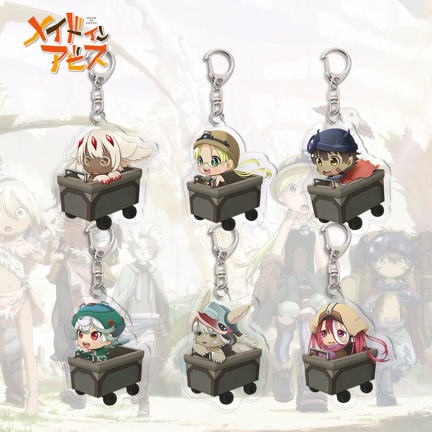 【พร้อมส่ง】made in abyss figure badge อะคริลิค พวงกุญแจ Nana Chili Kelegu Puru Shu Kafapta อุปกรณ์ต่อ