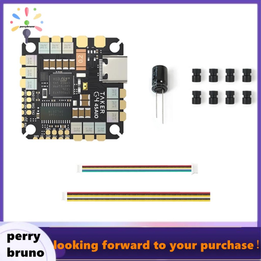 TAKER G4 45A AIO Baro OSD G473 Flight Controller BLHELIS 45A ESC FET โดยตรง 2-6S สําหรับ FPV Freesty