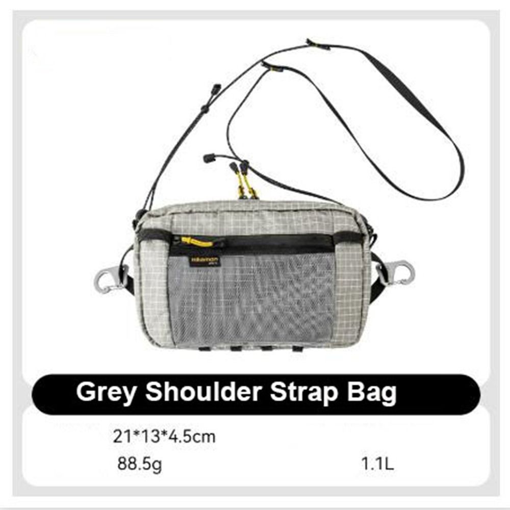 UUMIR Camping Hiking Crossbody Bag, แพ็คเกจกระเป๋าคาดเอวกีฬากันน้ําแบบพกพา,กระเป๋าตกปลาอเนกประสงค์อุปกรณ์ปั่นจักรยานภูเขากลางแจ้ง ราคา ถูกที่สุด ดีลบีเคเค แกลเลอรีภาพที่ 6