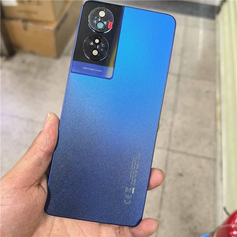 แบตเตอรี่ฝาหลังสําหรับ TCL 40 NxtPaper T612B ด้านหลังประตูเลนส์กล้องอะไหล่ซ่อม*&&&