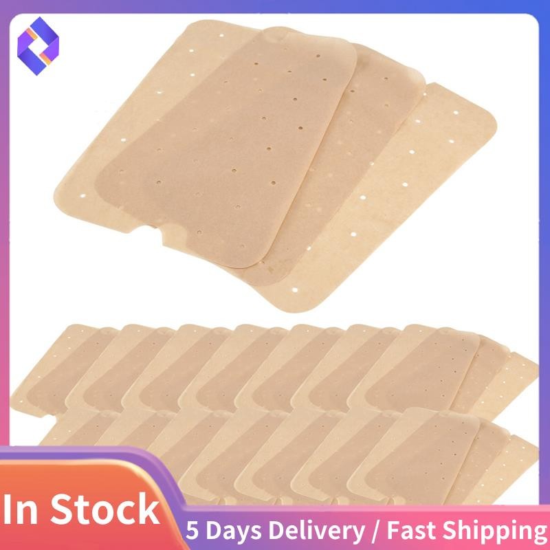 100 ชิ้น Air Fryer กระดาษ Air Hole Air Fryer Parchment กระดาษ Liners สําหรับ Foodi สมาร์ท FG551 Air 