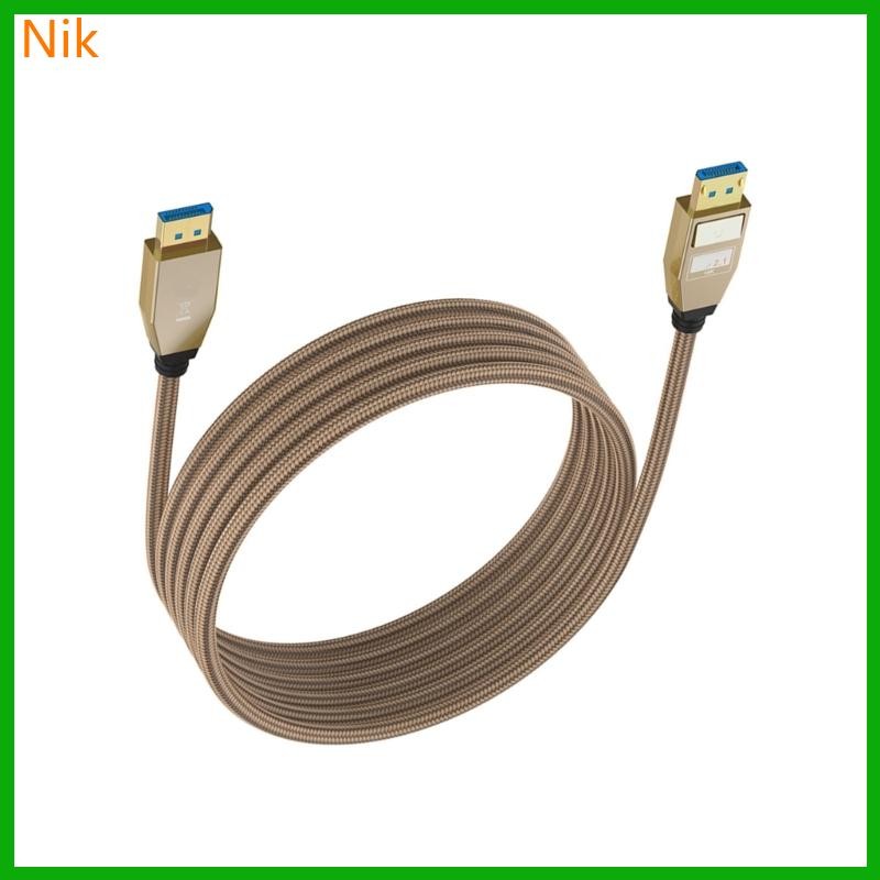 Fast Speed DP 2.1 Cable 80Gbps 16K 8K Resolution for Gaming Monitors