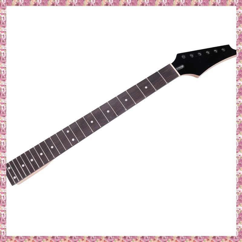 [VCR] 24 Frets เปลี่ยนใหม่ Maple คอ Rosewood Fretboard Fingerboard สําหรับกีตาร์ไฟฟ้าสีดํา