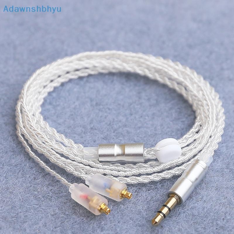 Adhyu HiFi หูฟังอัพเกรดสาย MMCX 3.5 มม.1.2 M Silver Plated Core สําหรับ Sennheiser IE200/IE300/IE600/IE900/AKG N5005/N30 TH ราคา ถูกที่สุด ดีลบีเคเค แกลเลอรีภาพที่ 2