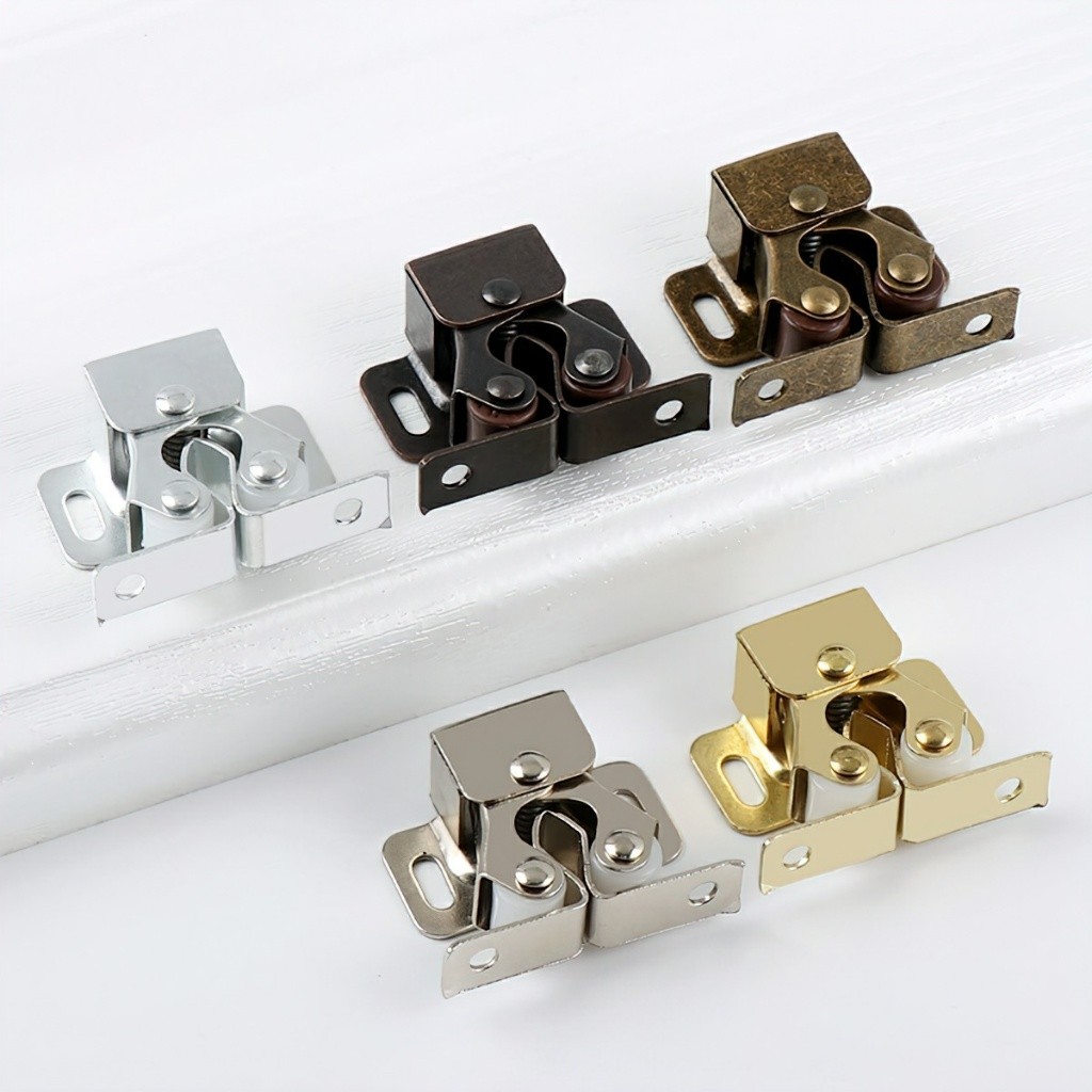 เอ็กซ์โอ (5ชิ้น) สลักประตูตู้ สลักสปริง วัสดุ เหล็ก แถมสกรู 888MA