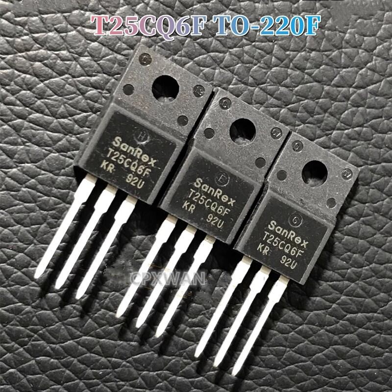 5pcs Original T25CQ6F TO-220F 25A/600V Triac ใหม่ Original V3VE