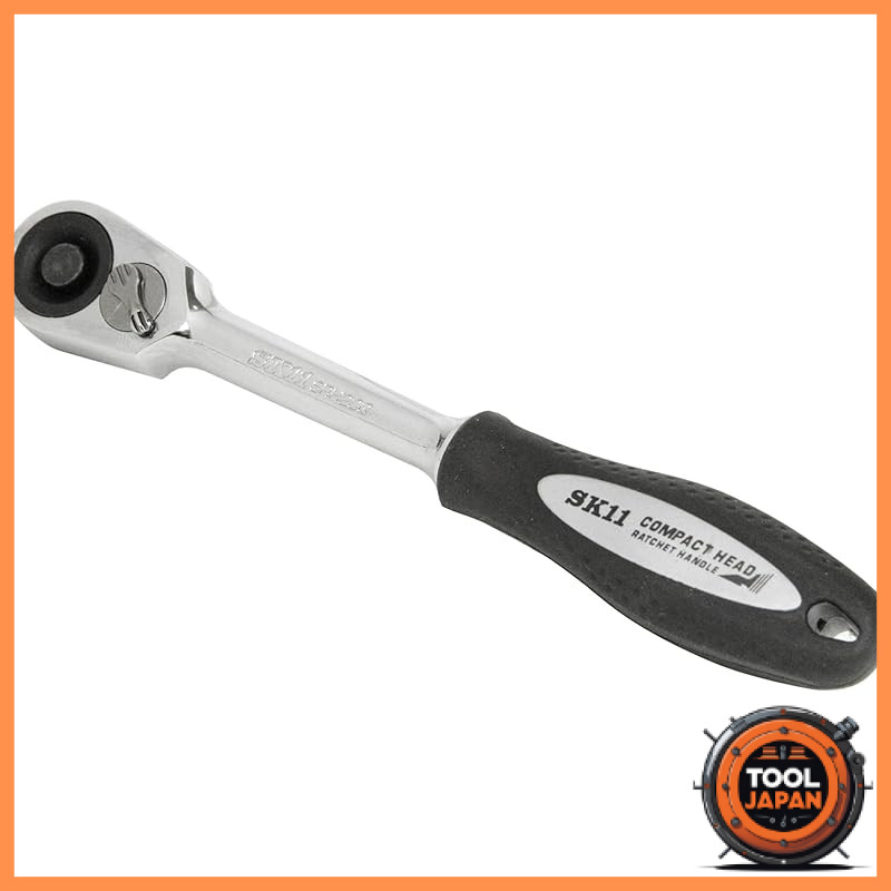 SK11 Ratchet Handle with Grip for Various Socket Sizes