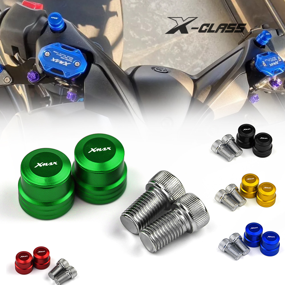 สําหรับ YAMAHA XMAX 300 2017-2025 2026 รถจักรยานยนต์ CNC กระจกรู Adaptor กระจกสลักเกลียว