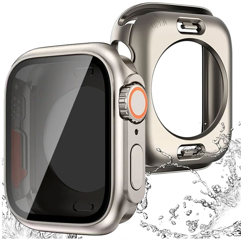ความเป็นส่วนตัวป้องกันหน้าจอกรณี Anti-spy ฝาครอบฟิล์มกระจกนิรภัยสําหรับ Apple Watch 46/42/41/40 มม.44 มม.45 มม.สําหรับ Series 10 9 8 7 6 se 5 4 3