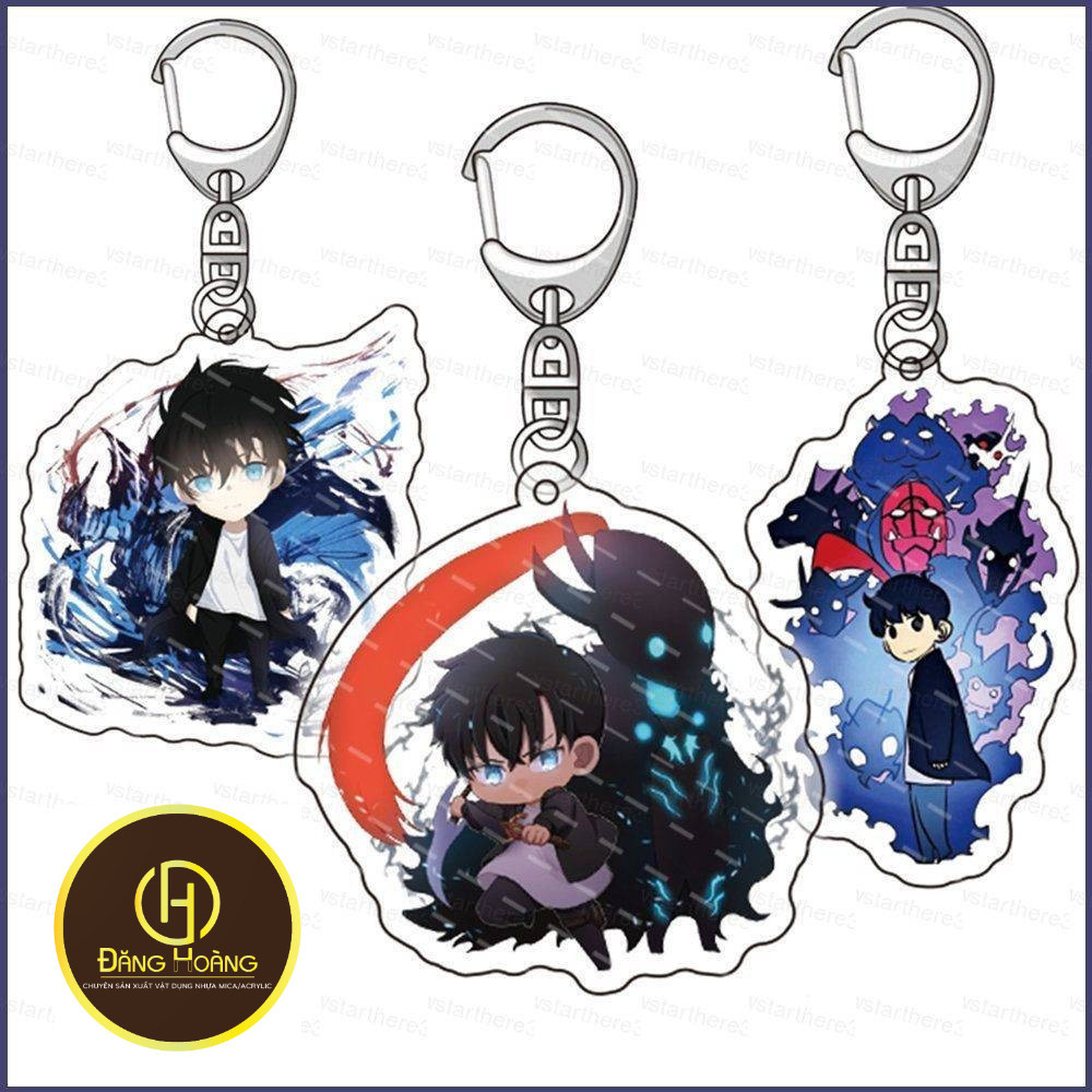 Ye Solo Leveling พวงกุญแจโมเดลอนิเมะ Sung Jin-woo Sung Jin-ah Yoo Jin-ho_DH