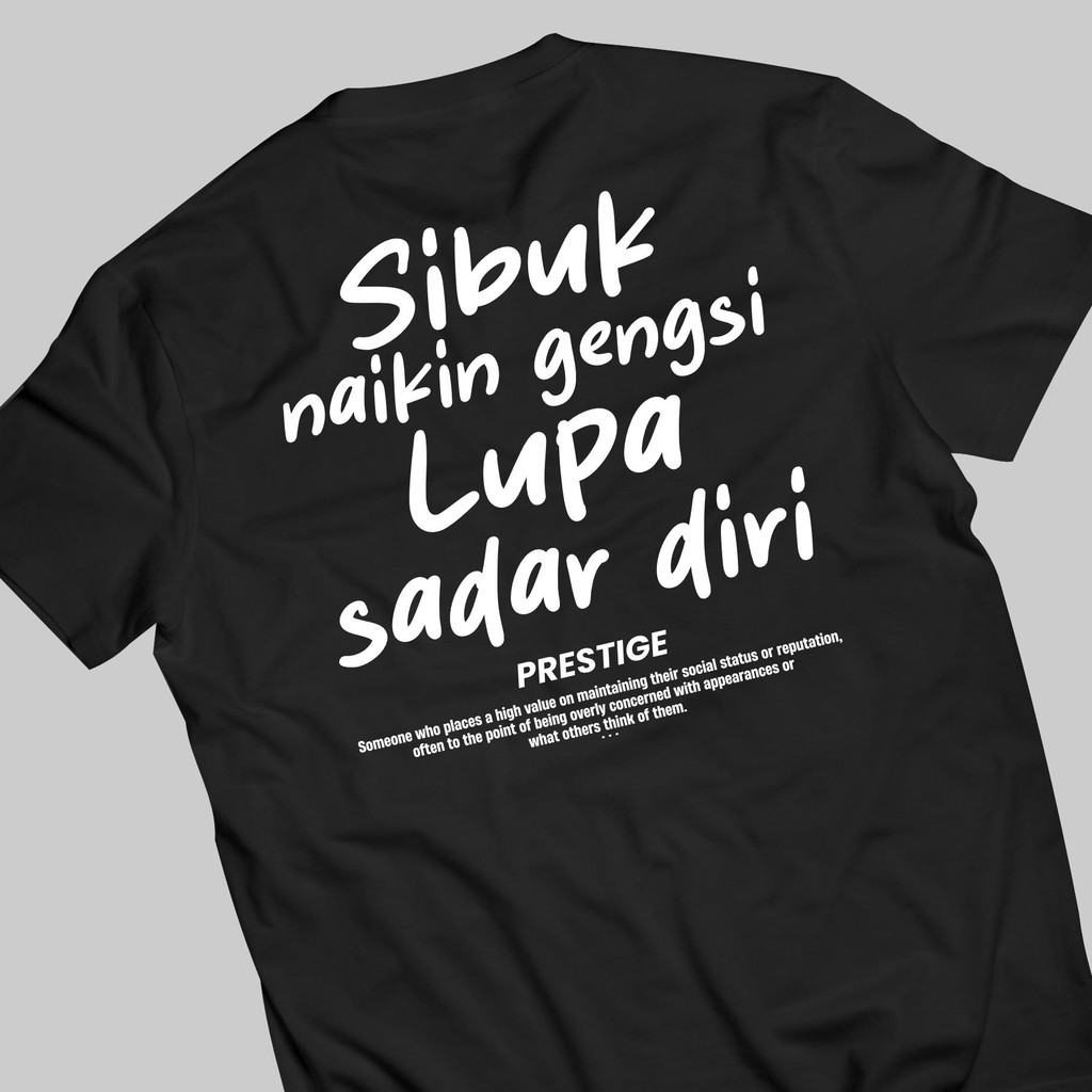 BUSHY T-SHIRT, GETTING UP TO YOUR OWN, PREMIUM 100% 30S COMED COTTON