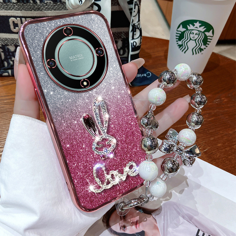 Huawei Honor X70 เคสโทรศัพท์ซิลิโคน MTN-AN00 Soft Case Honor Protection 5G หรูหรา High-End Feel เพชร