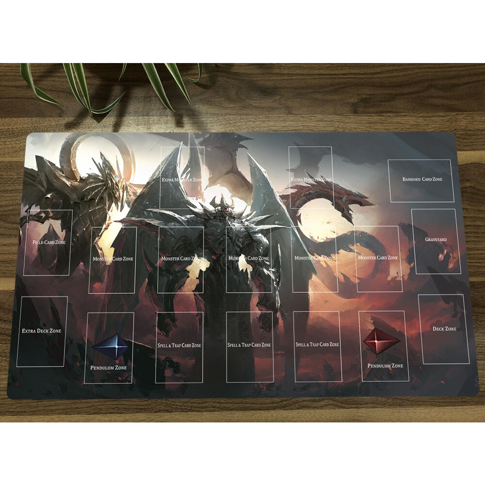 YuGiOh Osiris The Sky Dragon & Obelisk The Tormentor TCG Mat Trading Card Game Mat CCG Playmat Mouse