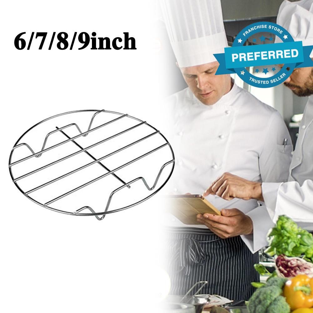 6/7/8/9 นิ้ว Air Fryer สแตนเลสชั้นเดียวย่างหม้อสําหรับ 2.5qt-6.4qt Air K1d8