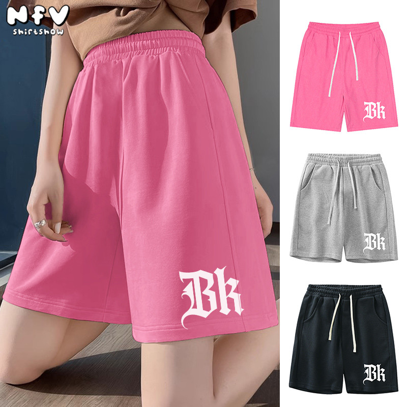 NFV กางเกงขาสั้น💖แฟชั่นเกาหลีสไตล์ ลวดลายแฟชั่น ชุดหน้าร้อน หลวม ๆ กางเกงขาสั้นห้าส่วน YG1764