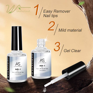 🔥ร้านค้าไทย🔥น้ำยาละลายกาว ถอดเล็บปลอม ฯลฯ Debonder คุณภาพดี แบรนด์ AS 10 ml-ww