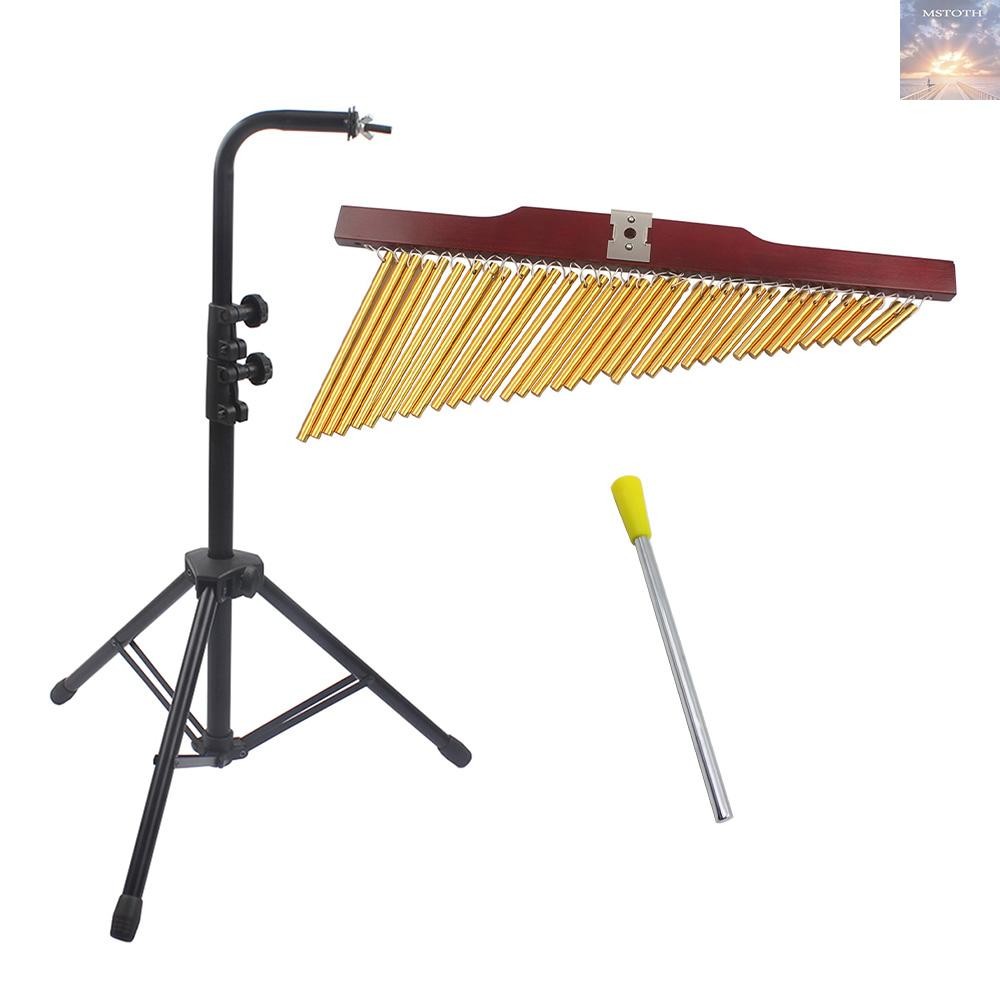 36 Bells Barchime Chime Bar Wind Chime Gold Single-Row Solid Aluminium Alloy Bar Chimes Windchime ไม