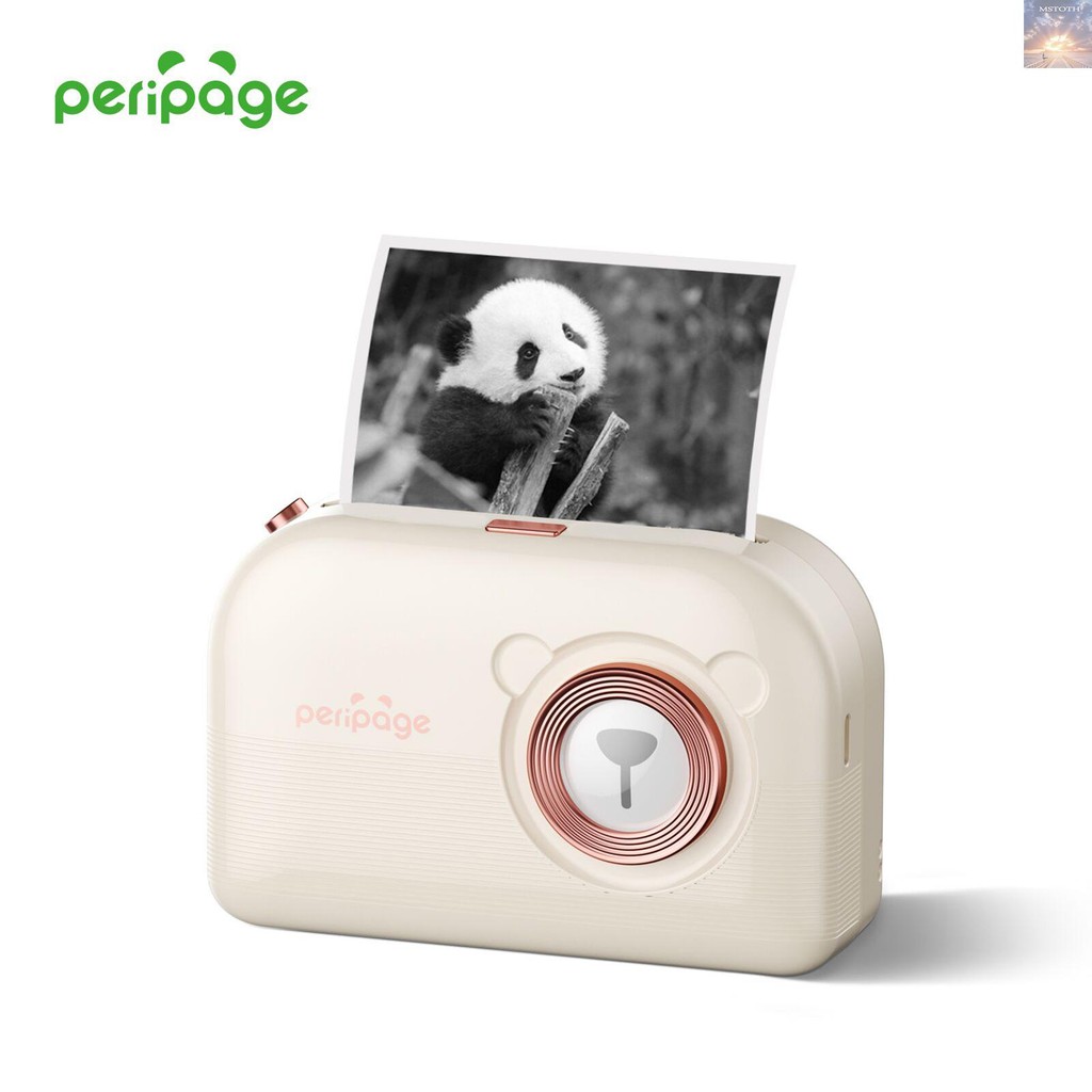 [โปรโมชั่น] PeriPage A3X Mini Portable Photo Sticker Printer 203dpi BT Wireless Mobile Thermal Print