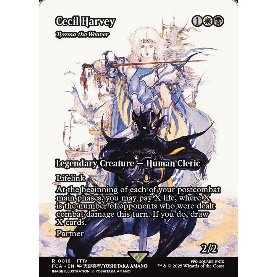 Magic the Gathering - Final Fantasy Through the Age - Cecil Harvey (Tymna the Weaver)