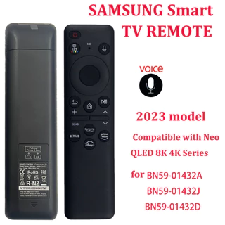 พลังงานแสงอาทิตย์/usb-c สั่งงานด้วยเสียงสําหรับ SAMSUNG SMART 4K 8K Android TV Remote REMOTE BN59-011432A BN5901432J BN5901432D