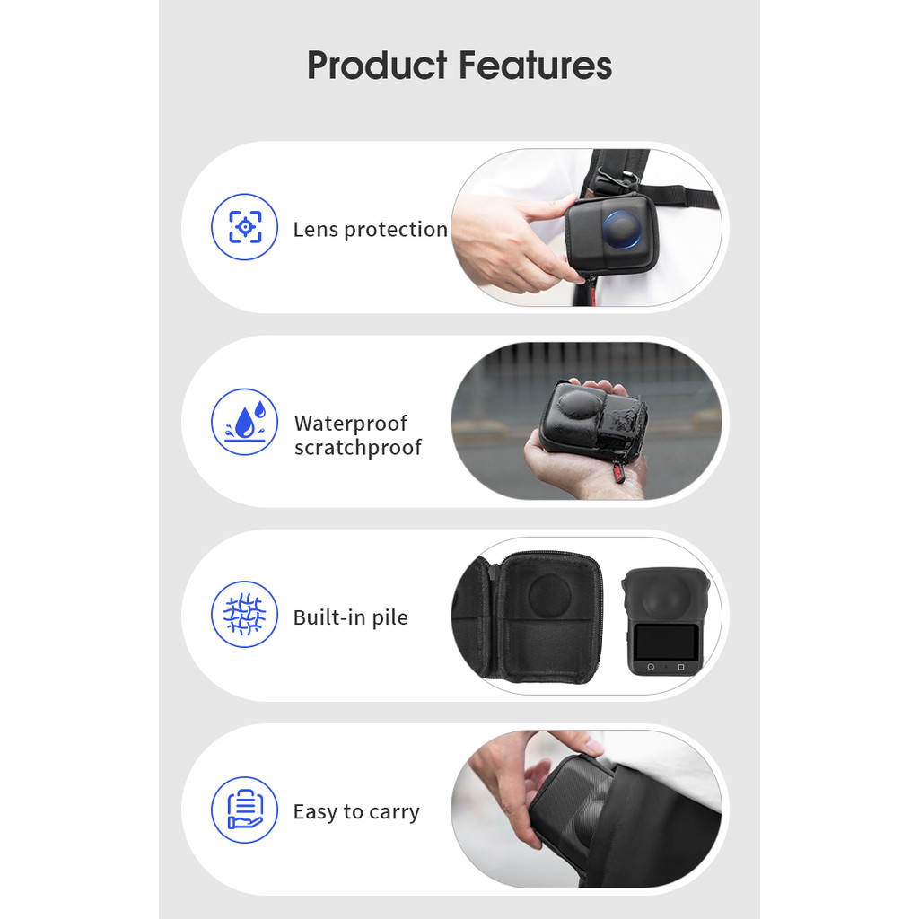 สําหรับกระเป๋าเก็บแบบสแตนด์อโลนกล้องพาโนรามา ดีเจ ออสโม 360 - รูปที่ 6