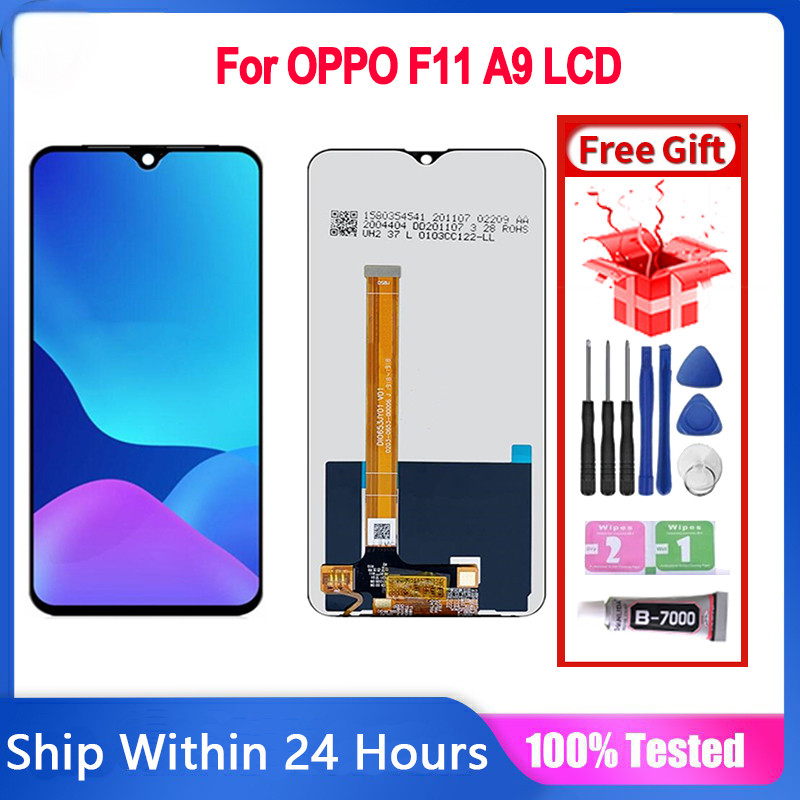 LCD สําหรับ OPPO F11 A9 A9X จอแสดงผล LCD Touch Screen Digitizer Assembly Replacement Parts IRGT