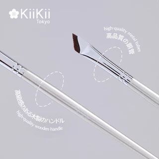 KiiKii แปรงอายไลเนอร์หัวเล็ก แปรงแต่งตาสไตล์ญี่ปุ่น แปรงปัดแก้ม ขนนุ่ม จับถนัดมือ