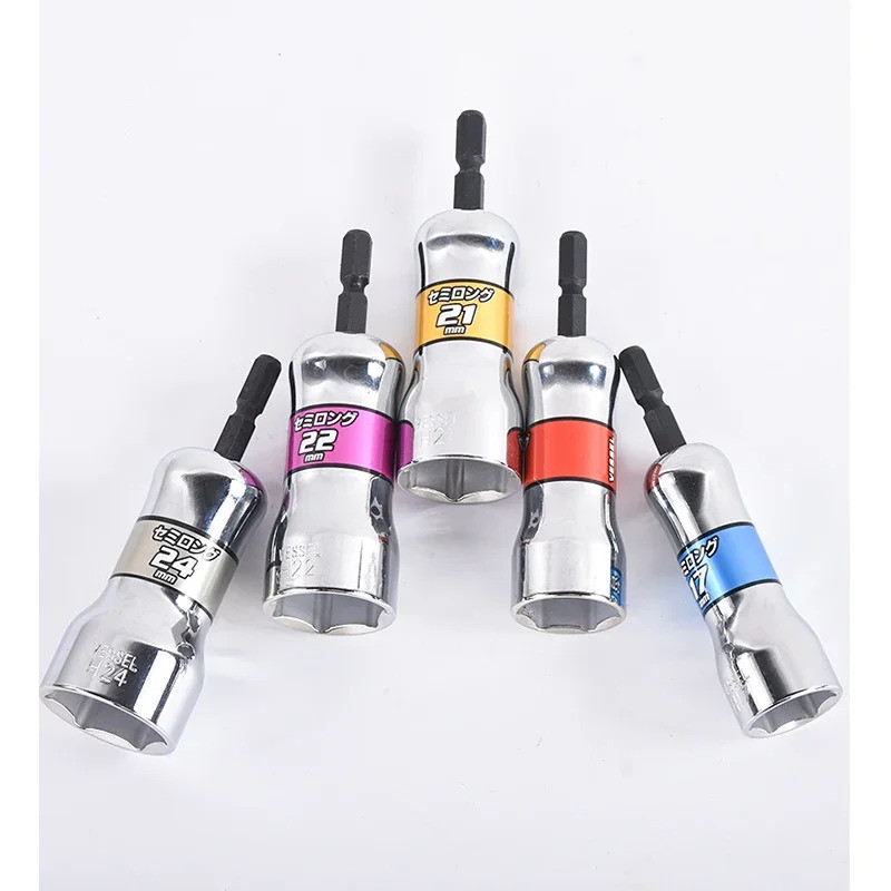 VESSEL 1/4 Hex Power Nut Driver เจาะบิตอะแดปเตอร์เครื่องมือไขควงไฟฟ้าประแจ SL200790/SL200890/SL200990 - รูปที่ 5