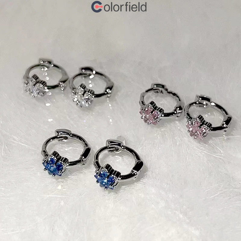 Colorfield ต่างหู เพทาย รูปดาว เกาหลี หวาน ระดับไฮเอนด์ ไม่ทําให้แพ้ง่าย เข้ากับทุกการแต่งกาย ผู้หญิง ของขวัญวันหยุด-COD thumbnail 10