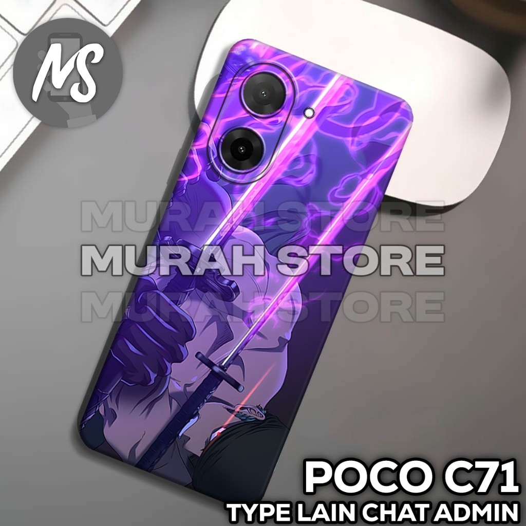ยาง POCO C71 Softcase /MS4 / เคส Anime motif / POCO C71 / เคส POCO C71 / ซิลิโคน