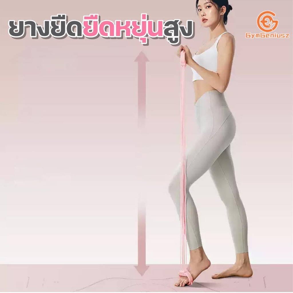 ยางยืด แรงต้าน ออกกำลังกาย อุปกรณ์ บริหารร่างกาย ได้ ทั้ง ตัว ปรับ ระดับ ได้ 6 ระดับ พก พา สะดวก มี ให้ เลือก 3 สี - รูปที่ 2