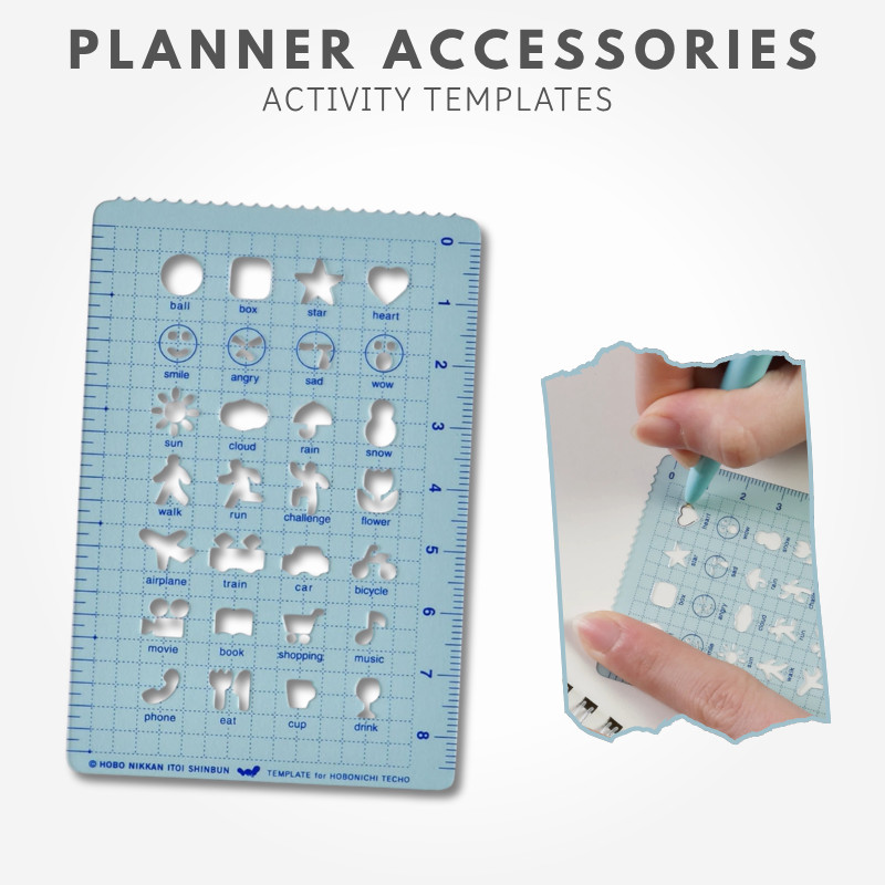 แม่แบบ Hobonichi Techo อุปกรณ์วางแผนกิจกรรม เครื่องเขียนไดอารี่/สมุดบันทึกญี่ปุ่น