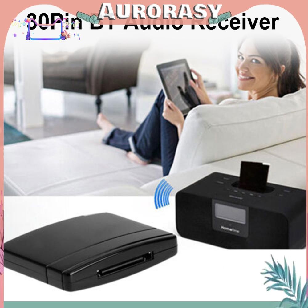 30 Pin Audio Receiver BT Receiver Adapter สําหรับ iPod สําหรับลําโพง Dock 30Pin
